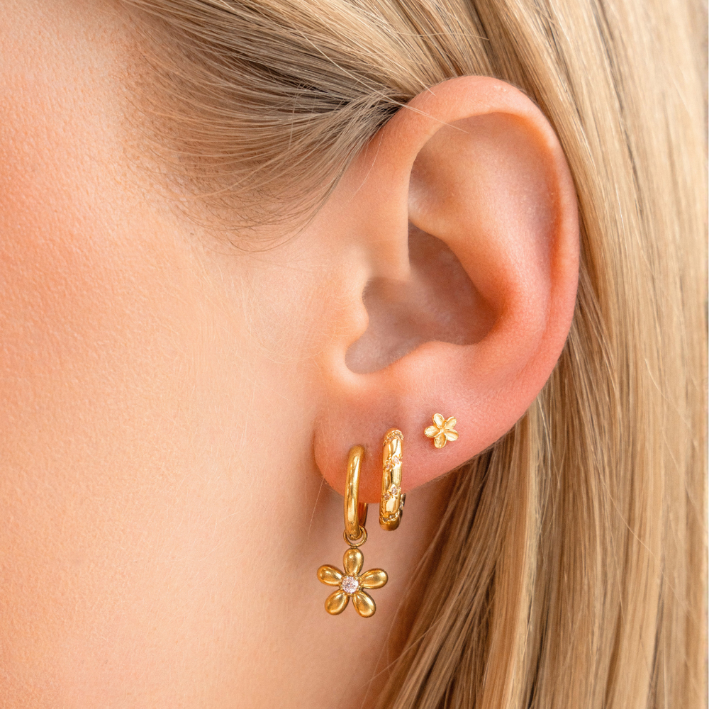 Mini flower earrings