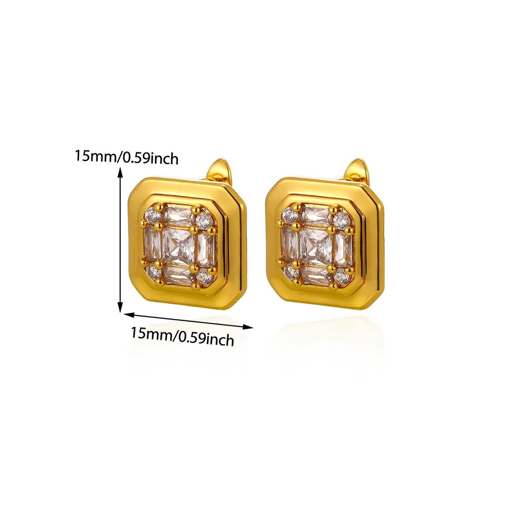 Square earrings