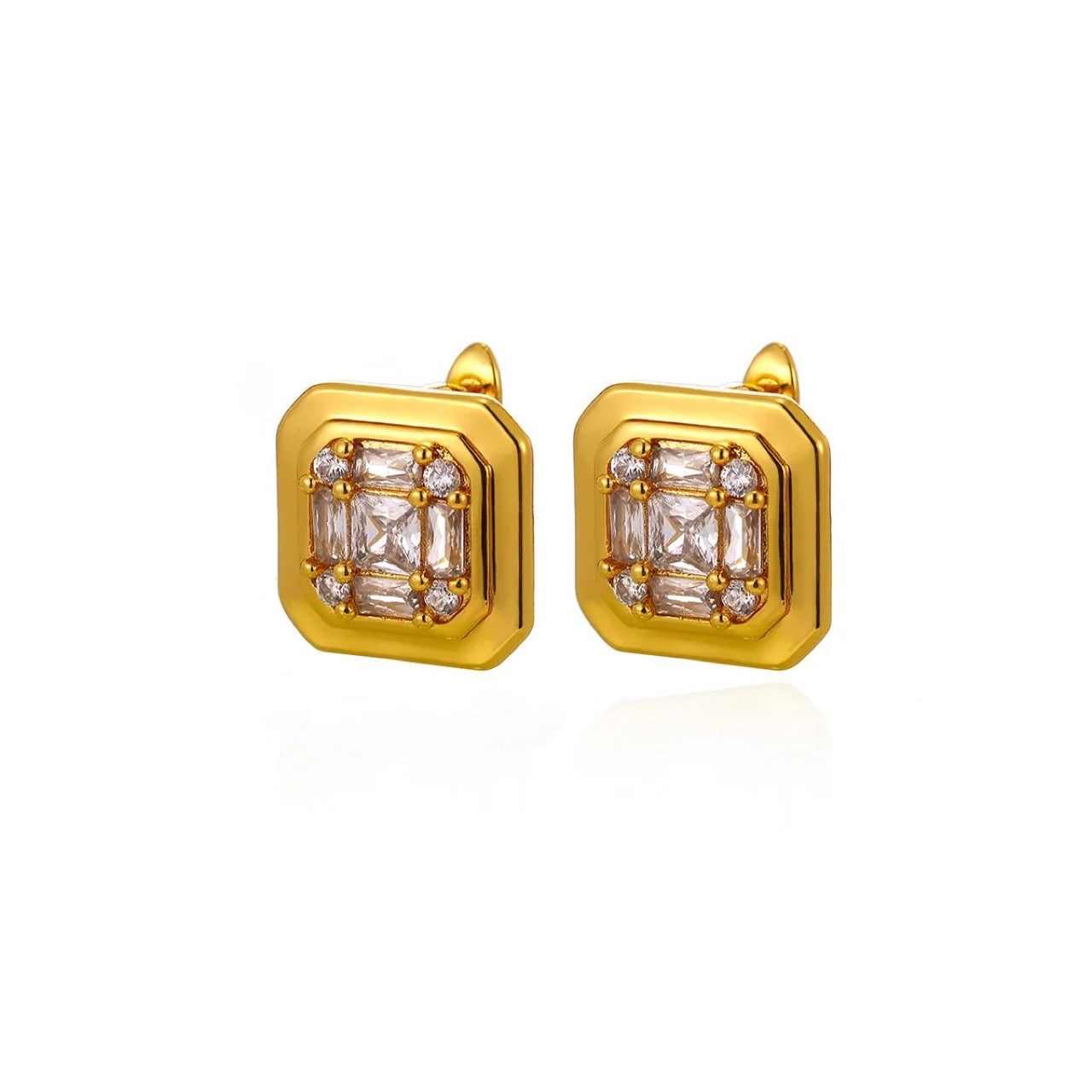 Square earrings