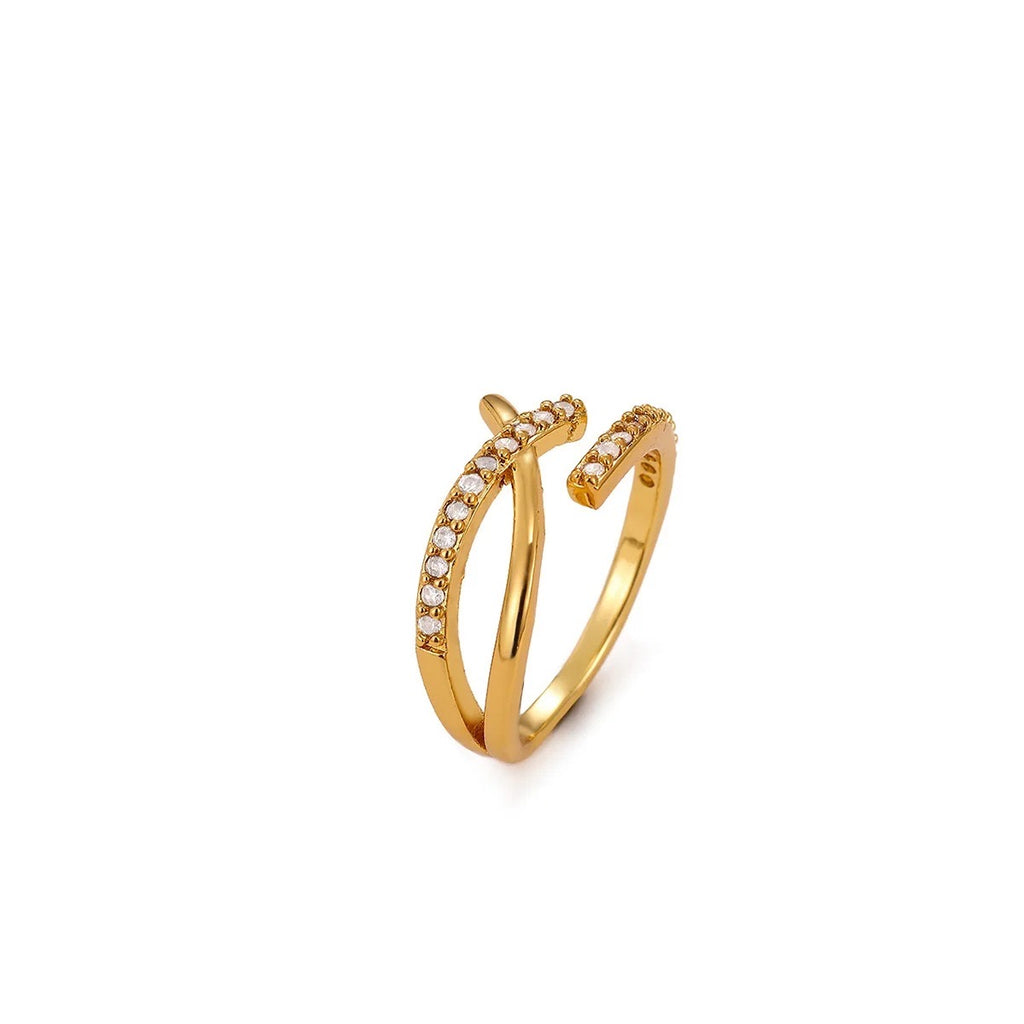 Triple line ring ￼