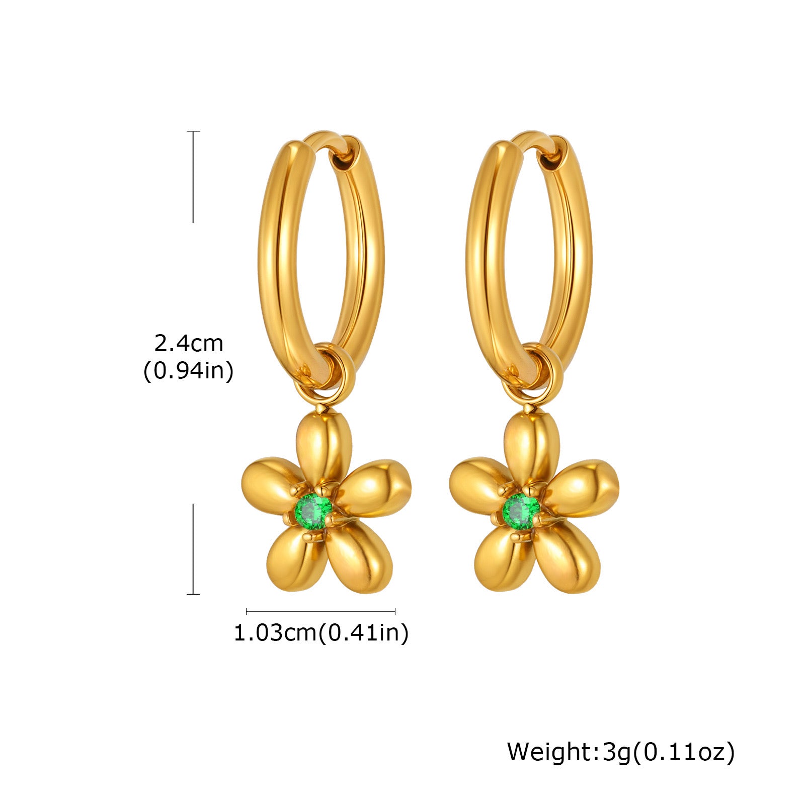 Mini flower earrings