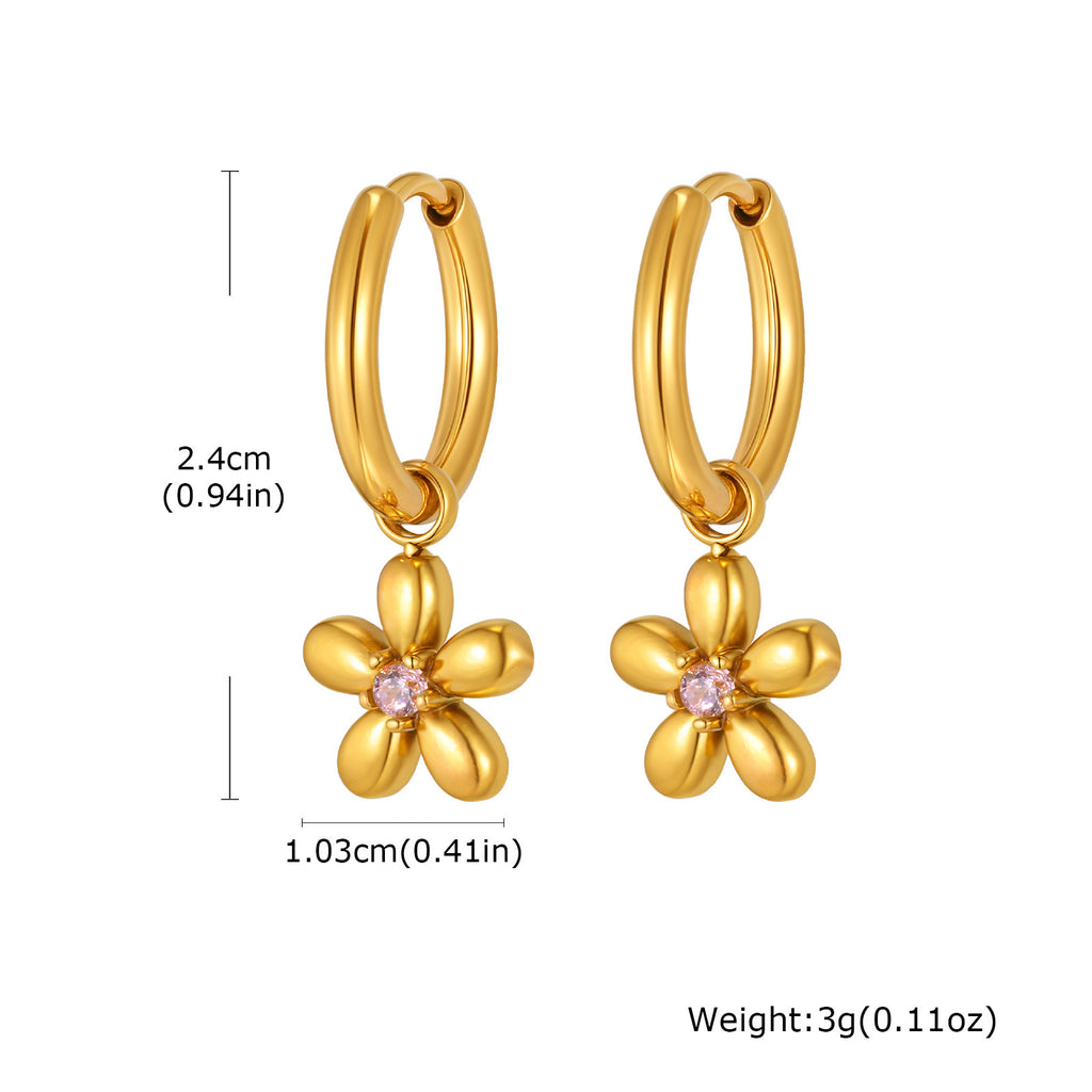 Mini flower earrings