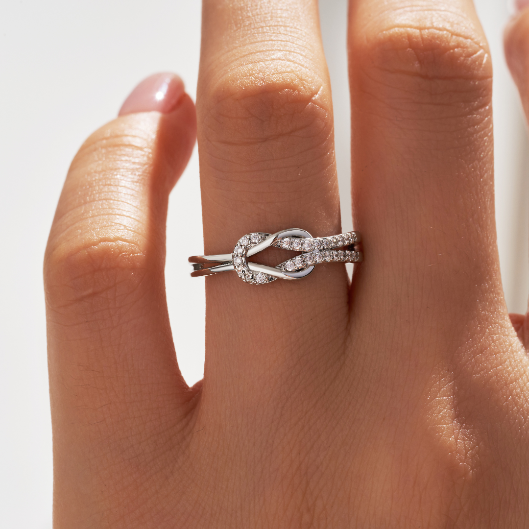 Angel Knot Gold Ring