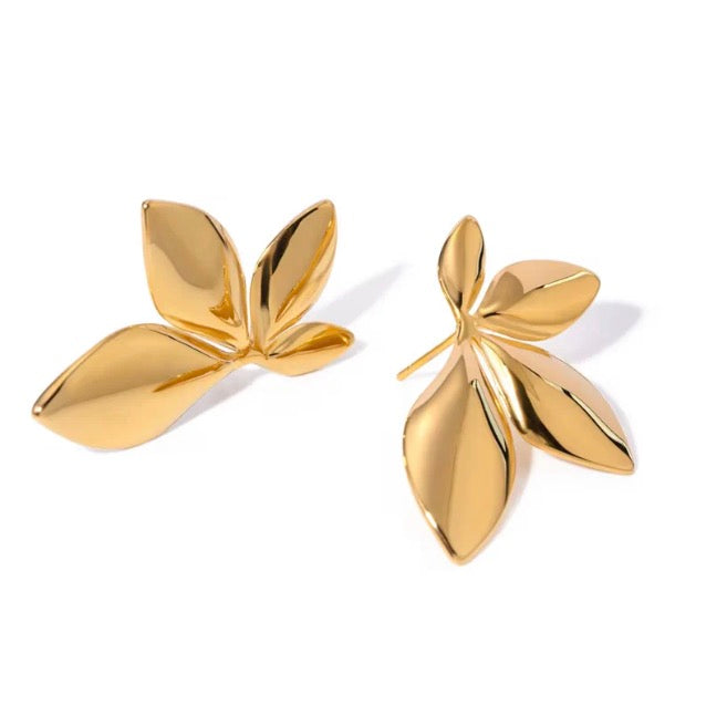 Flower Leaves Earrings
