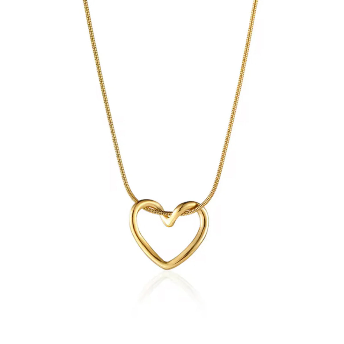 Heartline necklace