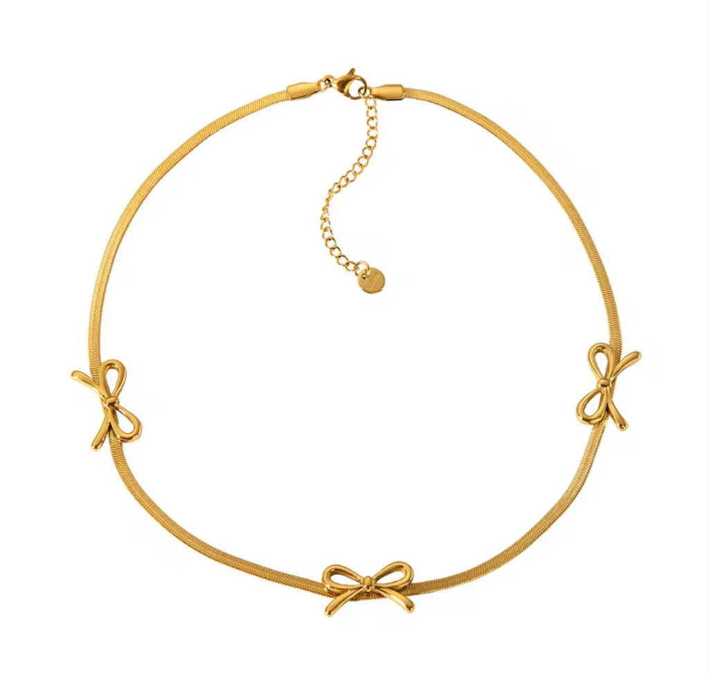 Bella Bow necklace