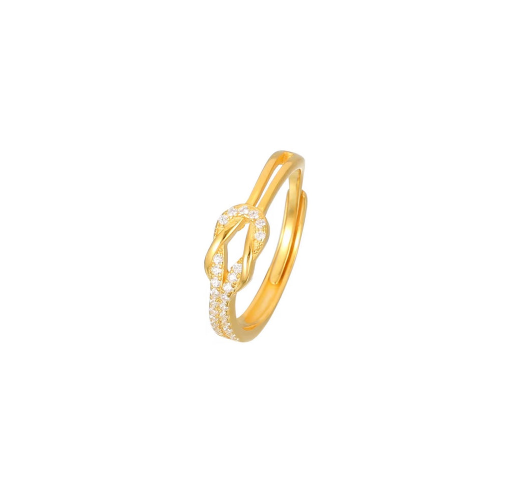 Angel Knot Gold Ring
