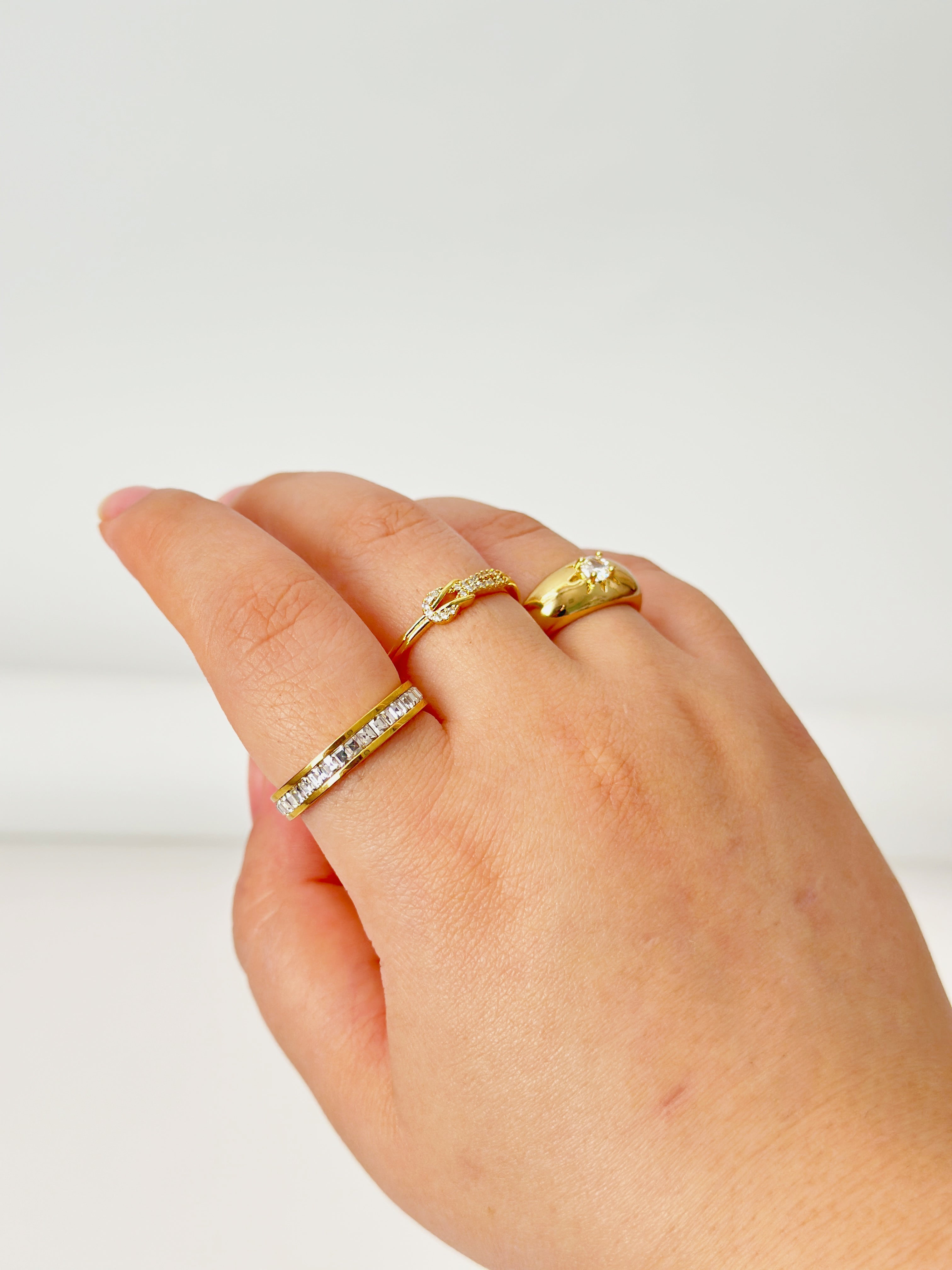 Angel Knot Gold Ring