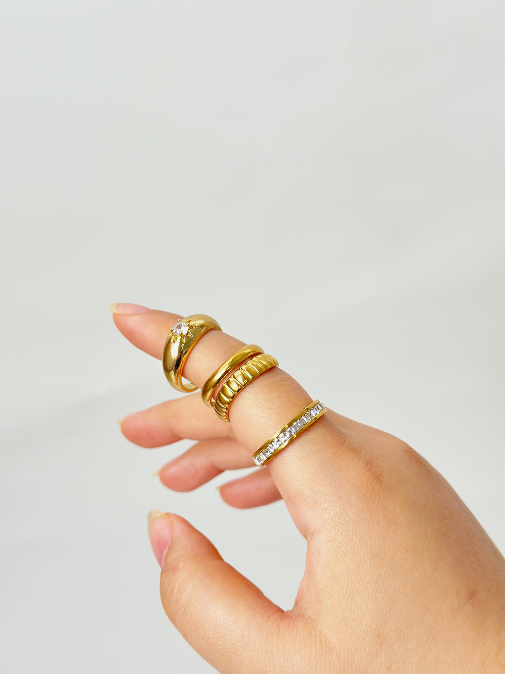 Double Layer Ripple Ring